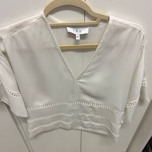 IRO Women's Elegant Cream Blouse